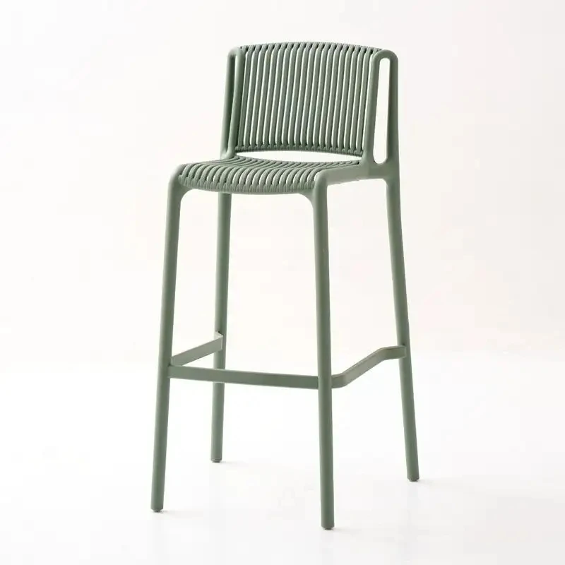 

Modern Design Hot Sale Kitchen Counter Bar Stools Athletic Club Sport OEM Colors Plastic Tall Bar Chair
