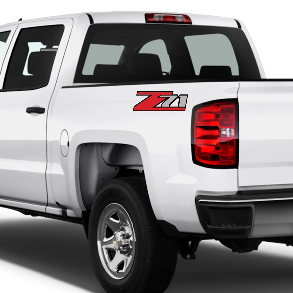 

Pickup Z71 Decor Sticker For Chevrolet Silverado Colorado 1500 2500 Z71 Car Tailgate Bed Side Vinyl Decal Cover Auto Accessories