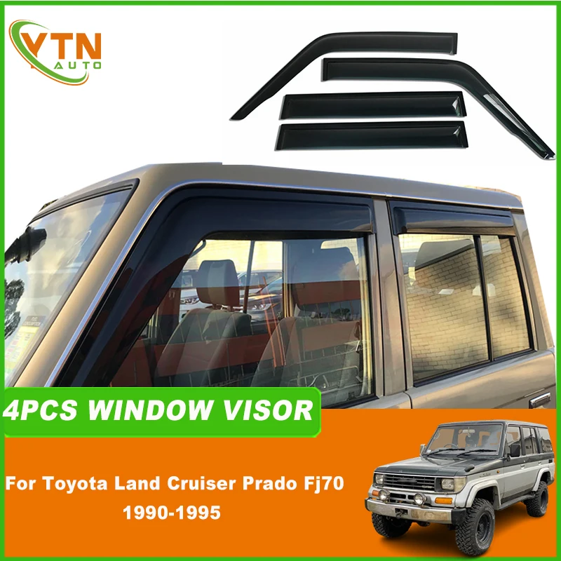 

For Toyota Land Cruiser Prado Fj70 fj76 fj78 fj79 70 76 78 79 1990 1991 1992 1993 1994 1995 Weather Shield Car Window Visor