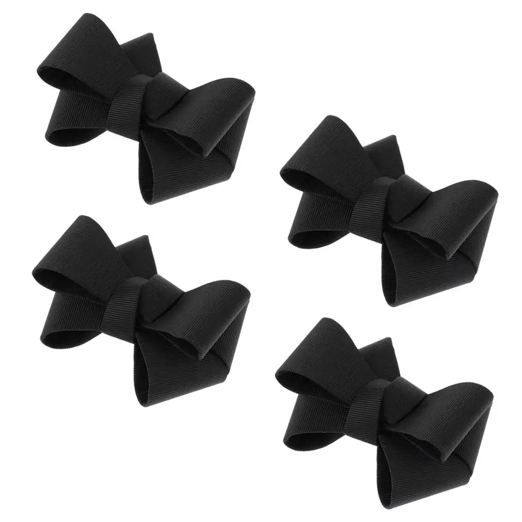 Bowknot Shoe Charms Canvas Ribbon Bow Decoration High Heel Shoe Accessories Ornament for Wedding Shoes