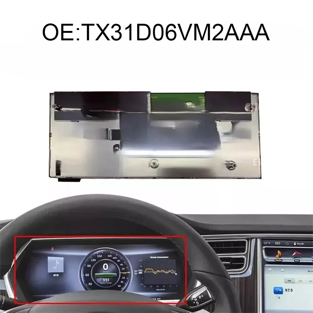 

For Tesla For Model S and X 201216 Digital Speedometer Elegant Design with Essential Driving Information Display
