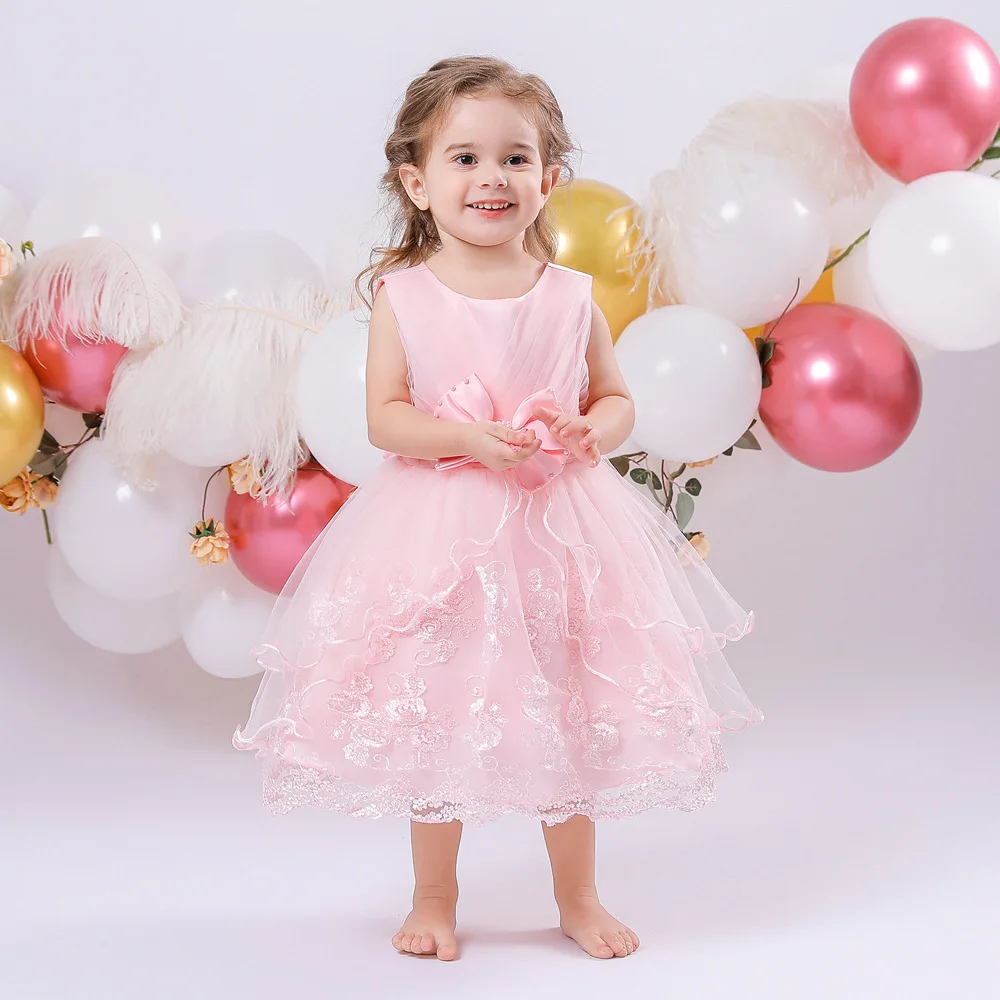 Newborn Toddler Christening 1st Birthday Dress For Baby Girl Baptism Lace Party Wedding Princess DressES Prom Gown