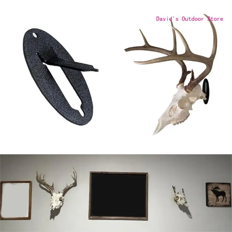 6Pcs European Mount Hanger Wall Mount Bracket Hanger Deer Hook for Small Game Animals Simple Installation X3UA