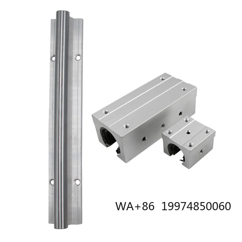 SBR12 SBR16 SBR20 SBR25 SBR30 SBR35 SBR40 SBR50 Aluminum Linear Guide Rail With Linear Slider SBRUU for CNC Application