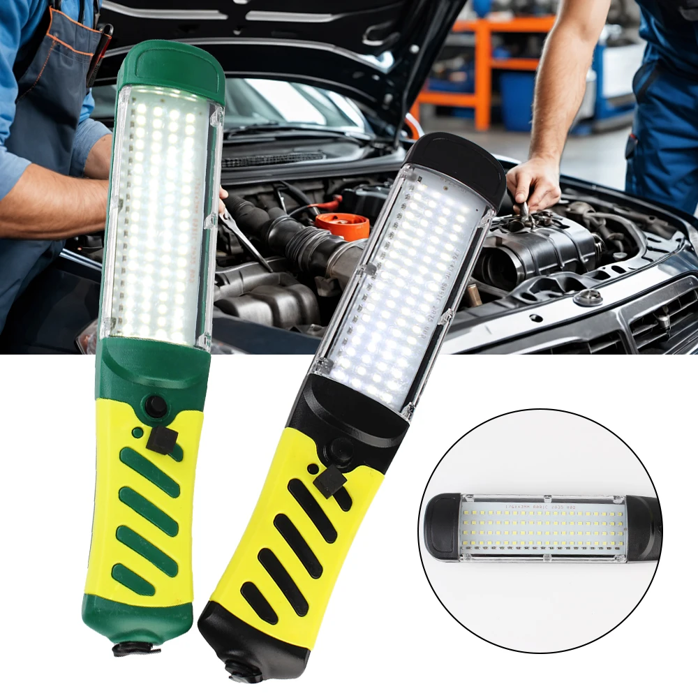 Spot süper parlak evrensel çalışma lambası 6500K 40W sürüş lambası kablosuz taşınabilir anahtarı ile/kanca/mıknatıs 80 LED boncuk