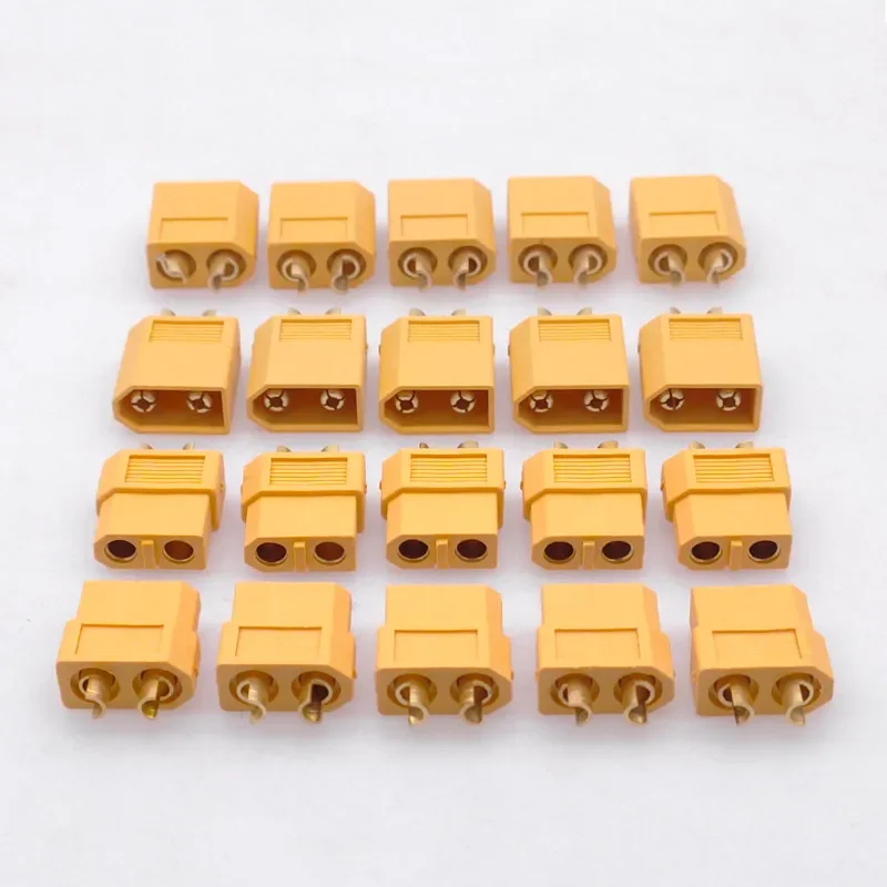 20Pcs 50Pcs 100Pcs XT60 Male Plug Mountable Connector Model Aircraft Power Battery Plug Fixed Version Female XT60E