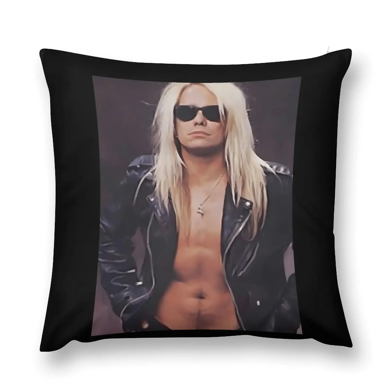 Vince Neil For Fans Throw Pillow Anime Throw Pillow Decorative Cushion Cover Plaid Sofa pillow