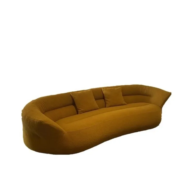 

Nordic cream style sofa small apartment