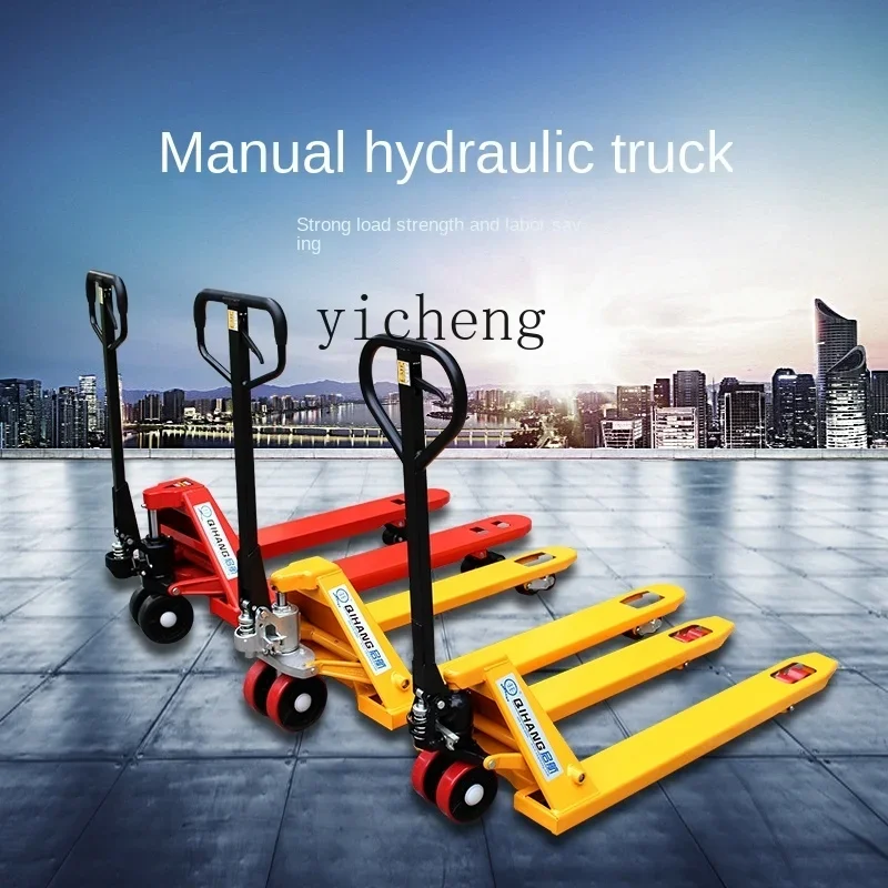 ZF manual handling pallet truck hydraulic manual hydraulic pull truck