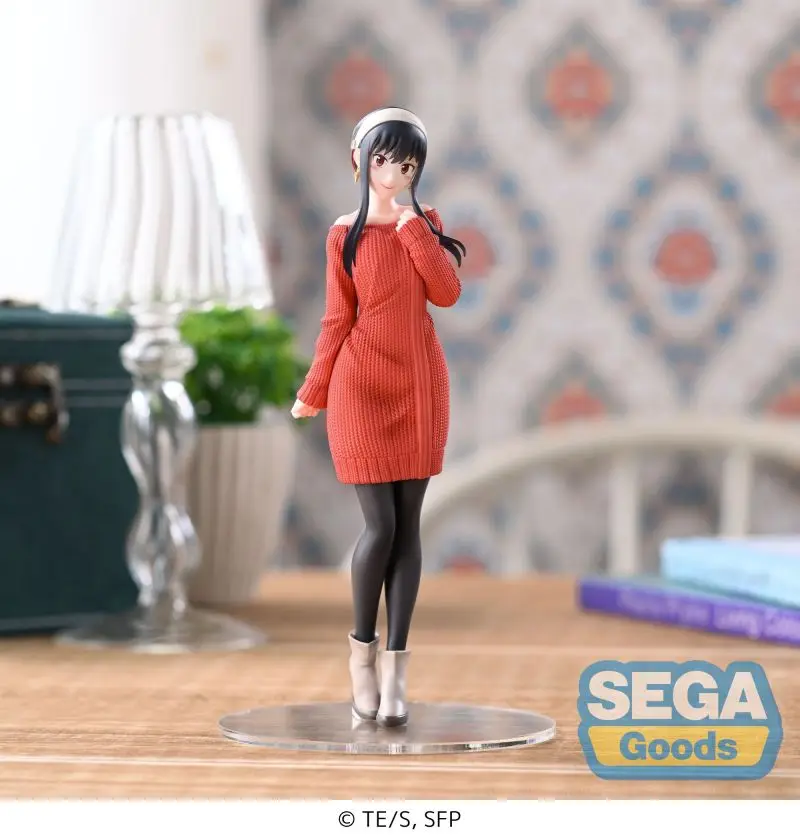 SEGA Original SPY×FAMILY Anime Figure Loid Forger  Yor Forger Action Figure Toys For Kids Gift Model