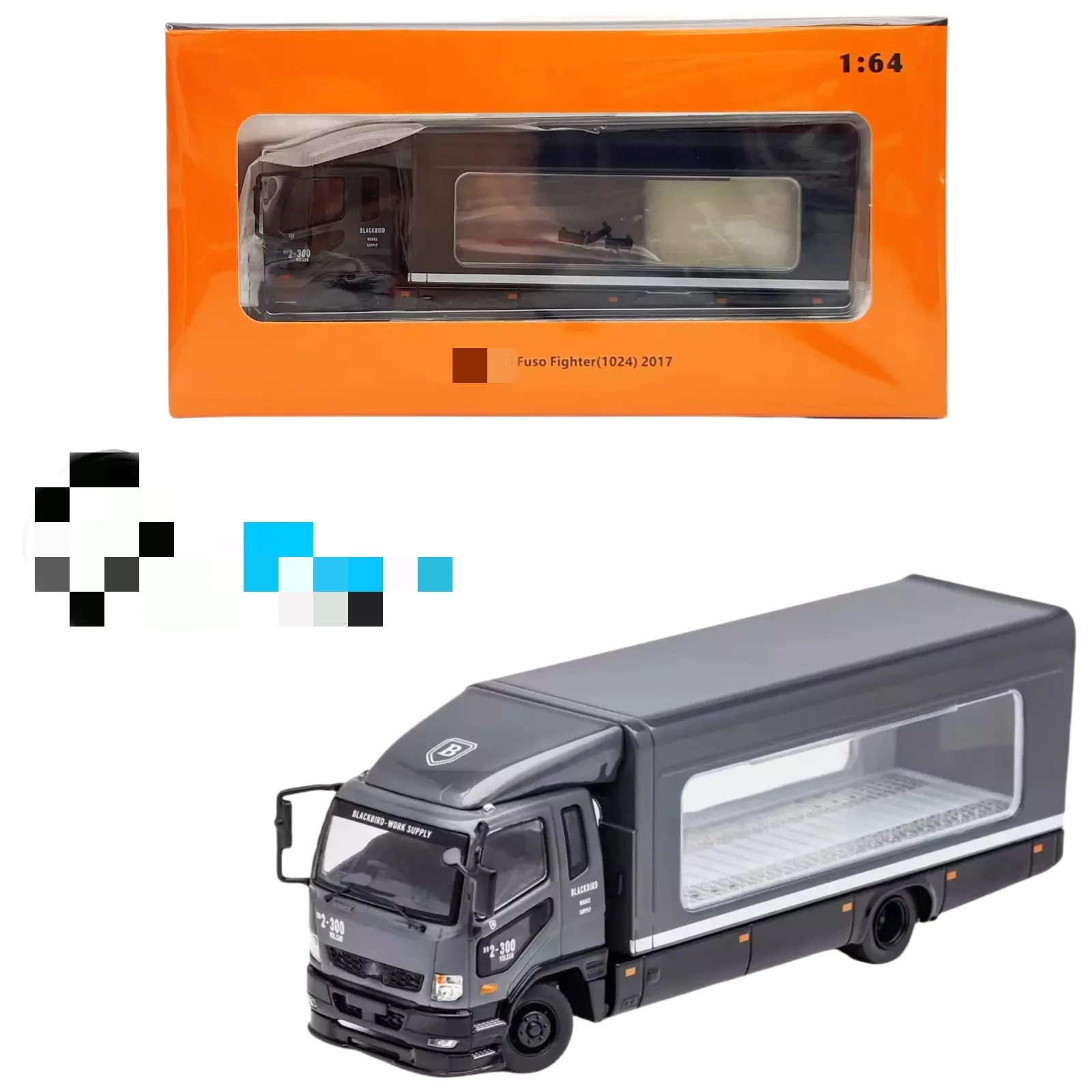 

GCD 1:64 2017 Fuso Fighter Hauler Truck «BLACK BIRD» — модель Diecas