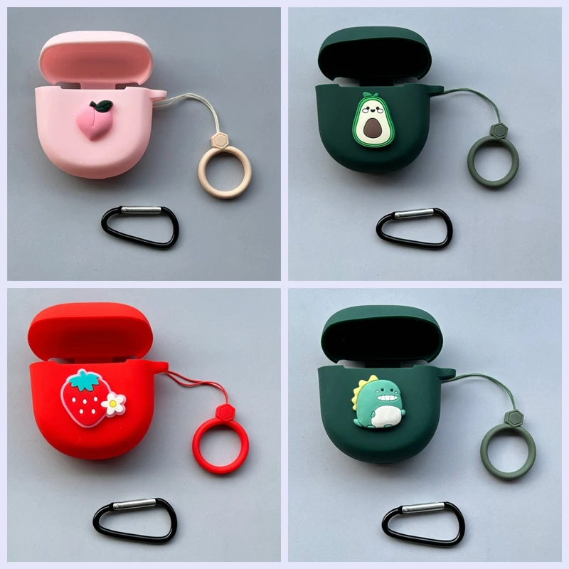 เคสซิลิโคนลายการ์ตูนสำหรับ redmi buds 4เคสป้องกันการสูญเสียเสียงหูฟังกล่องชาร์จซิลิโคนสำหรับ redmi buds4 Pro