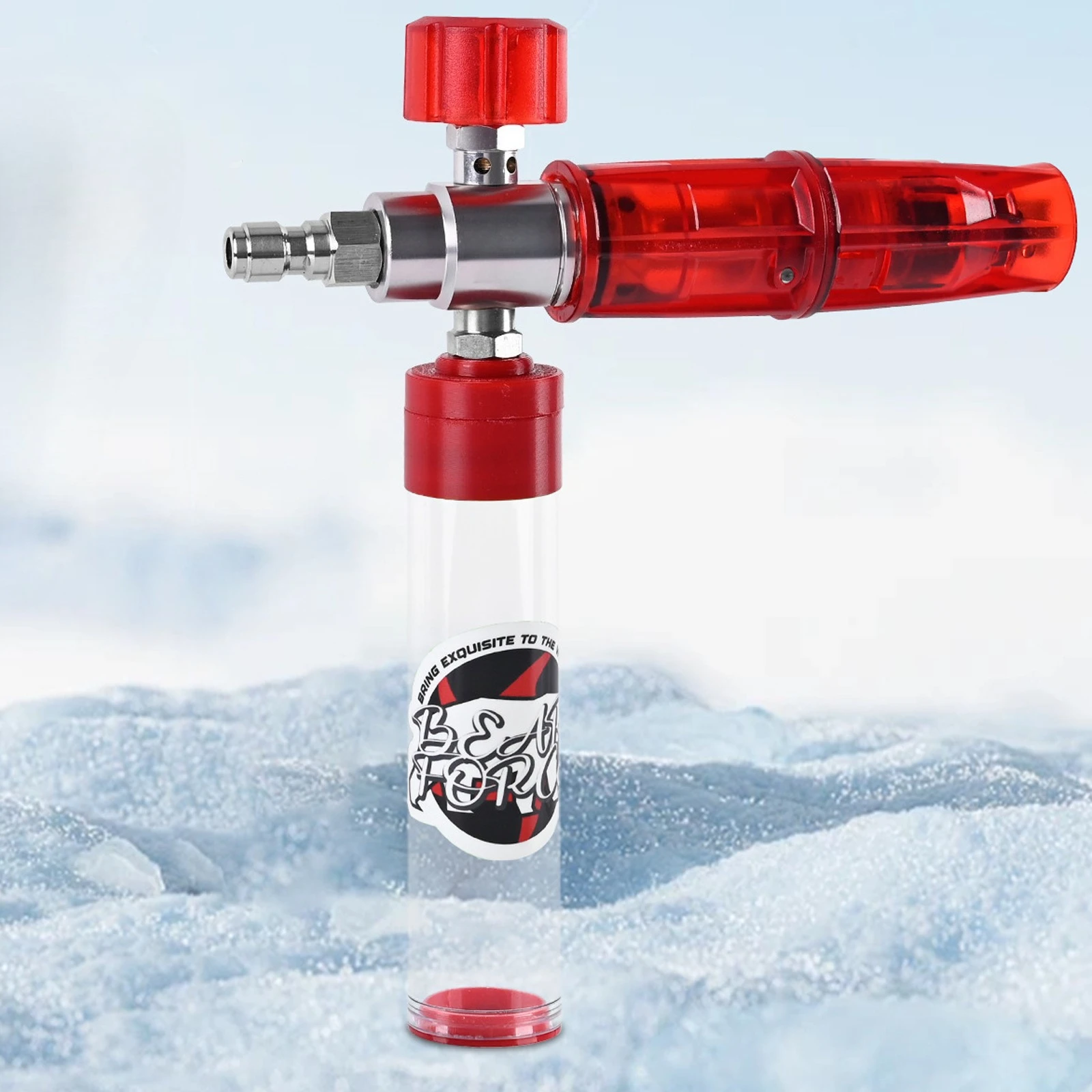 

Магнитная всасывающая пена с отрицательным давлением Pro, с быстрым разъемом 1/4 дюйма, мыльная пушка с регулируемой насадкой