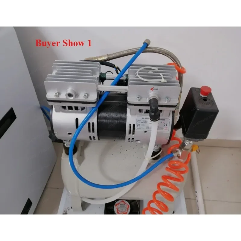 

550W 40L/min Oil-free Pump Head with Heat Sink, Silent Air Compressor Pump for Engine Replacement
