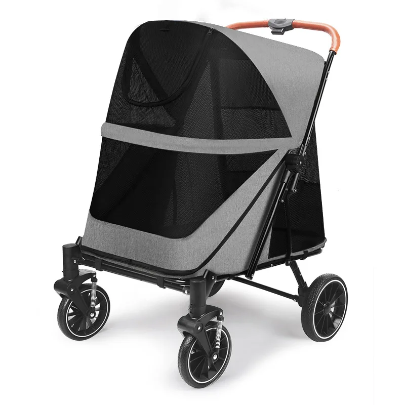 

Foldable, medium and large pet cart, large space for elderly and disabled, outdoor for cats and dogs