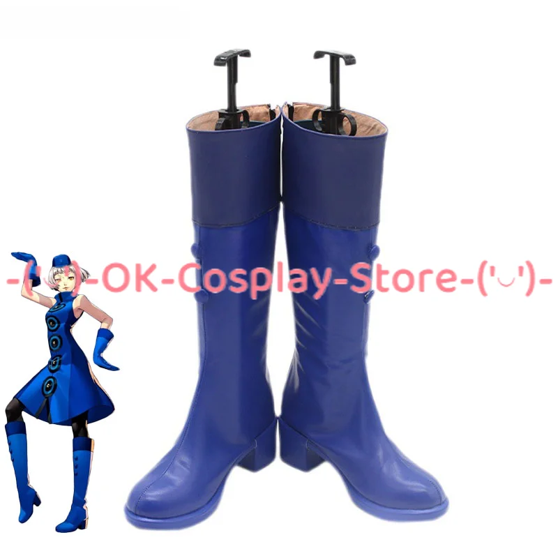 

Game P3 Elizabeth Cosplay Shoes PU Leather Shoes Halloween Carnival Boots Cosplay Props Custom Made