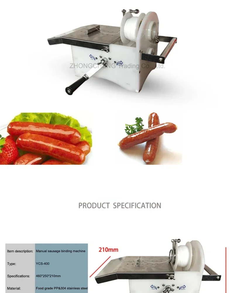 For Sausage Tying Machine, Plastic Automatic Knotting Machine, Quantitative Connecting Machine