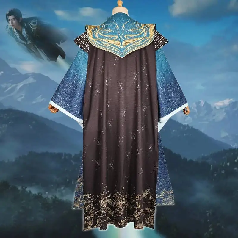 Halloween Cosplay Costume From "The Legend Of Immortal Cultivation" - Han Li's Yuenying Period Ancient Style Chinese Comic Men's view 4