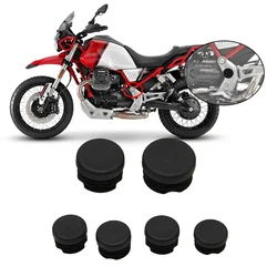 6PCS Motorcycle Frame Hole Cover Caps Plug Decorative Frame Cap Set fits For MOTO GUZZI V85TT V85tt 2019 2020 2021 2022