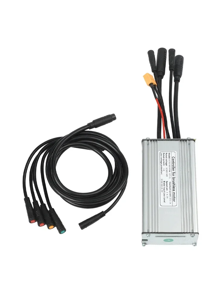 22A Controller 500W Controller Brake Control Sensitivity Compact Size Heat Dissipation Feature Lamp Wire Included For KT Display