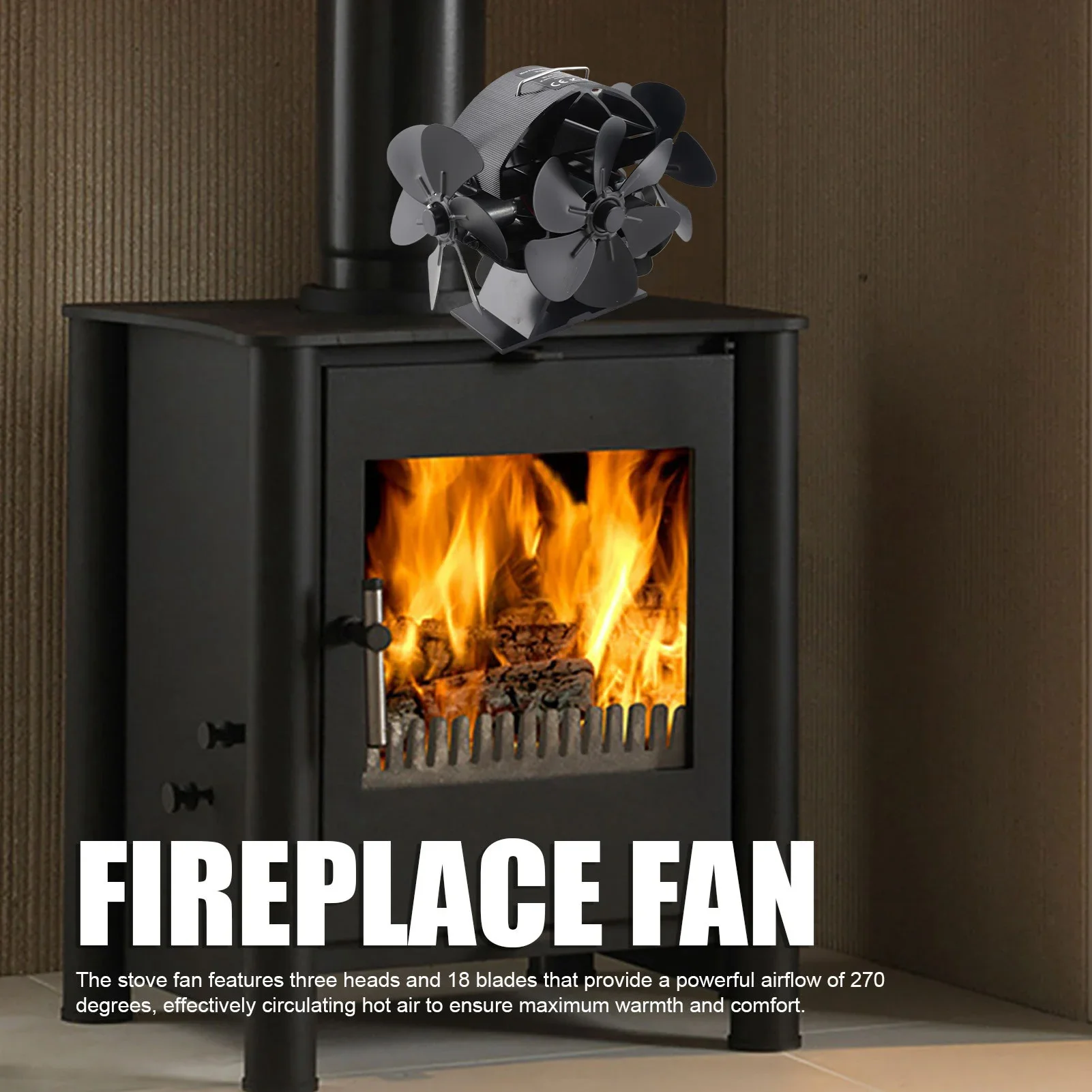 Thumbnail 2 - #19 Latest Wood Stove Fans Offers