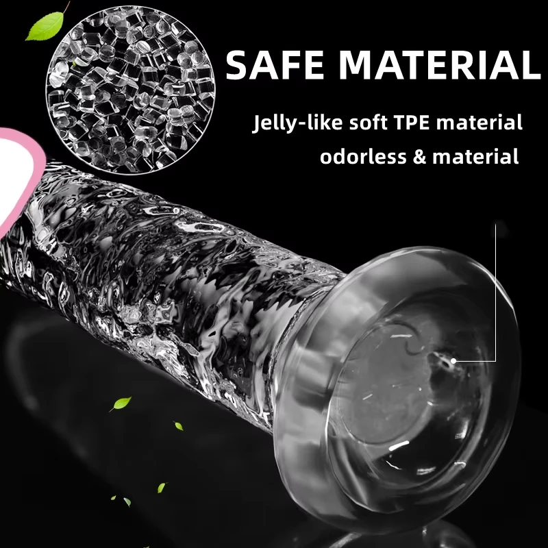 واقعية دسار واضح لينة نابض بالحياة لعبة الجنس مع نسيج الوريد القضيب لتحفيز المهبل الشرجي مع كوب شفط قوي Adulttoy #3