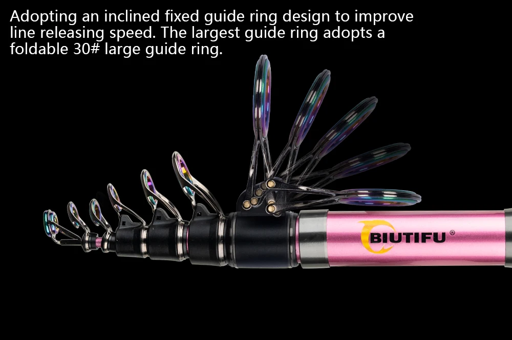 MAXIMUS Traveller Teleskop-Surf-Angelruten 5,3m-3,6m T800 Carbon Spinning Power 60-150g Wurf-Surfcasting-Rute für BIUTIFU – Detail 4