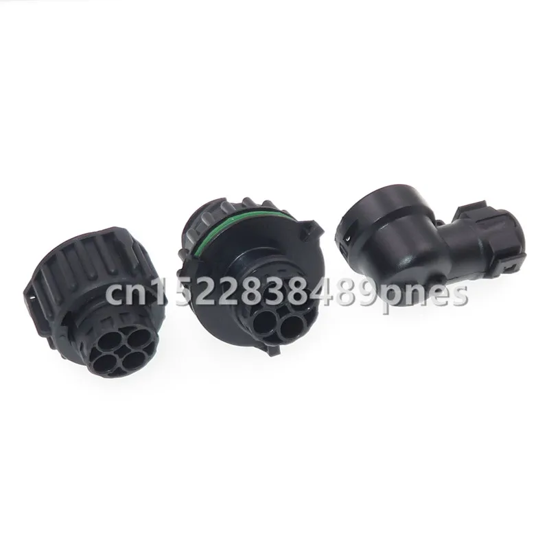 4 Pole Tyco Round HOWO A7 Odometer Speed Sensor Connector 1-967402-1 1-967325-1 Automotive Waterproof Wiring Harness Socket