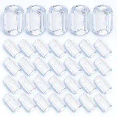 

80pcs Transparent Sink Grid Feet 4MM 5MM Protective Replacement Rubber Sleeves Kitchen Sink Accessories Plastic Parts Hardware