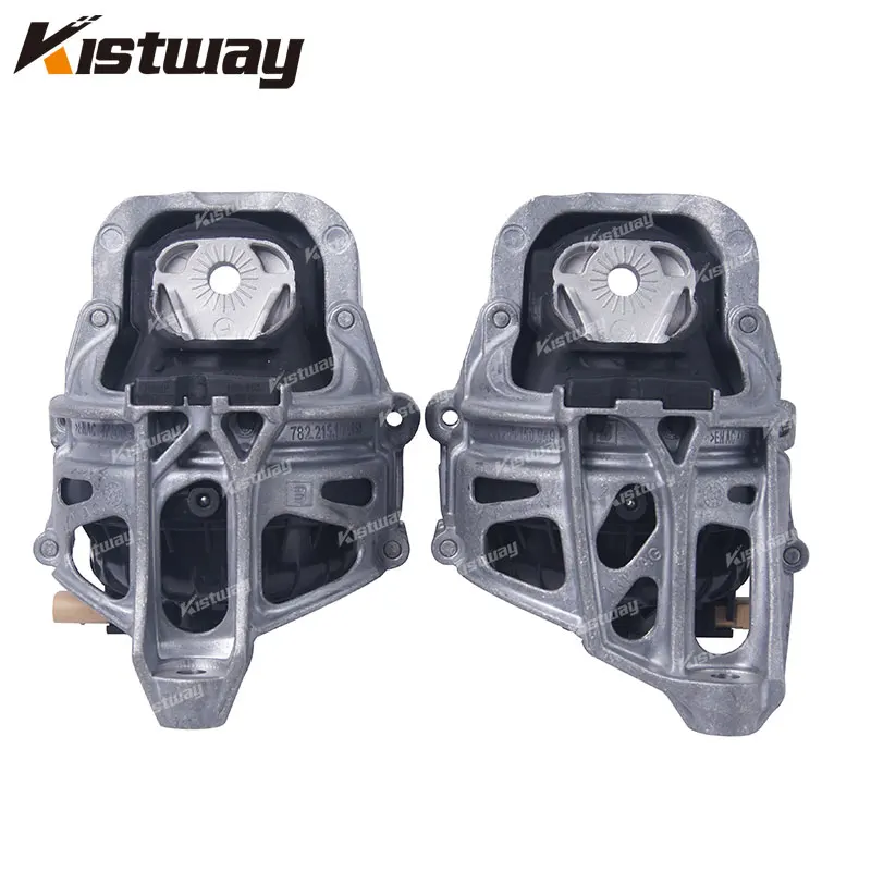 2PCS Engine Bearing Electric Diesel Oil Motor Mount For Audi A4 S4 A5 S5 Q7 For VW Touareg 3.0T 16-23 4M0199371C 4M0199372C