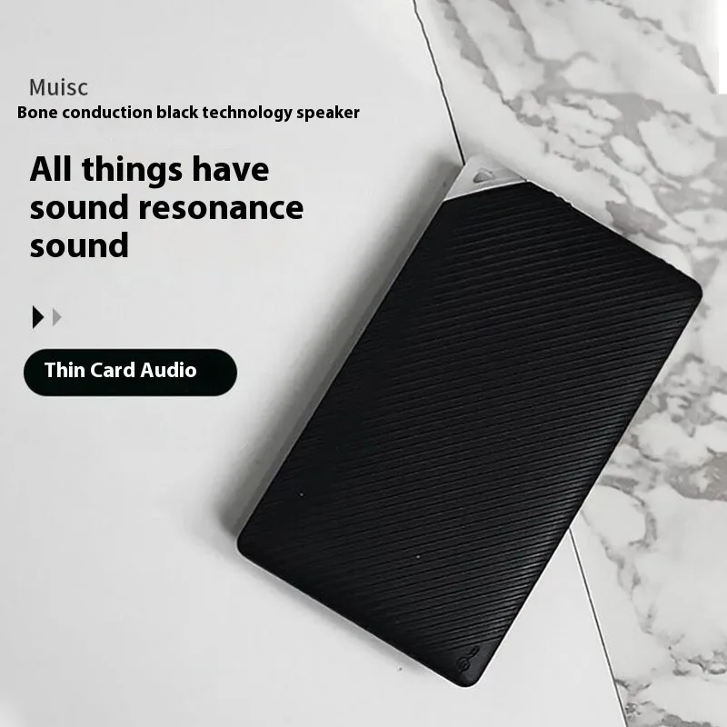 New High Quality Bluetooth Speaker - Thin and Portable Wireless Card Speaker for Bone Conduction Sound System