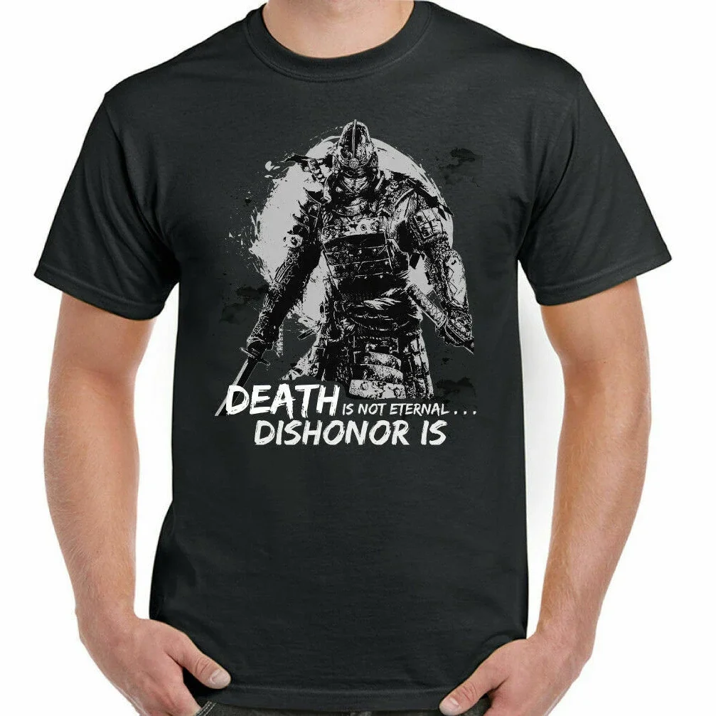 

Death Is Not Eternal MMA Samurai Fighting Fitness Training T Shirt Short Sleeve Casual 100% Cotton O-Neck Summer Mens T-shirt