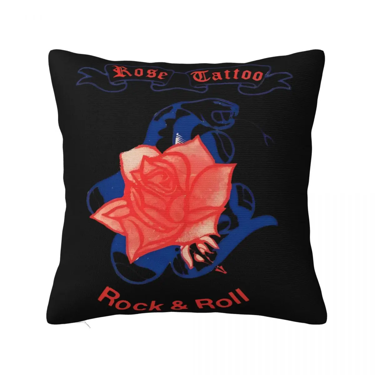 Rose Tattoo Rock Roll Gift For Fan Pillow Cases Cushions Cover Cushions For Living Room Pillow Case Pillow Cover