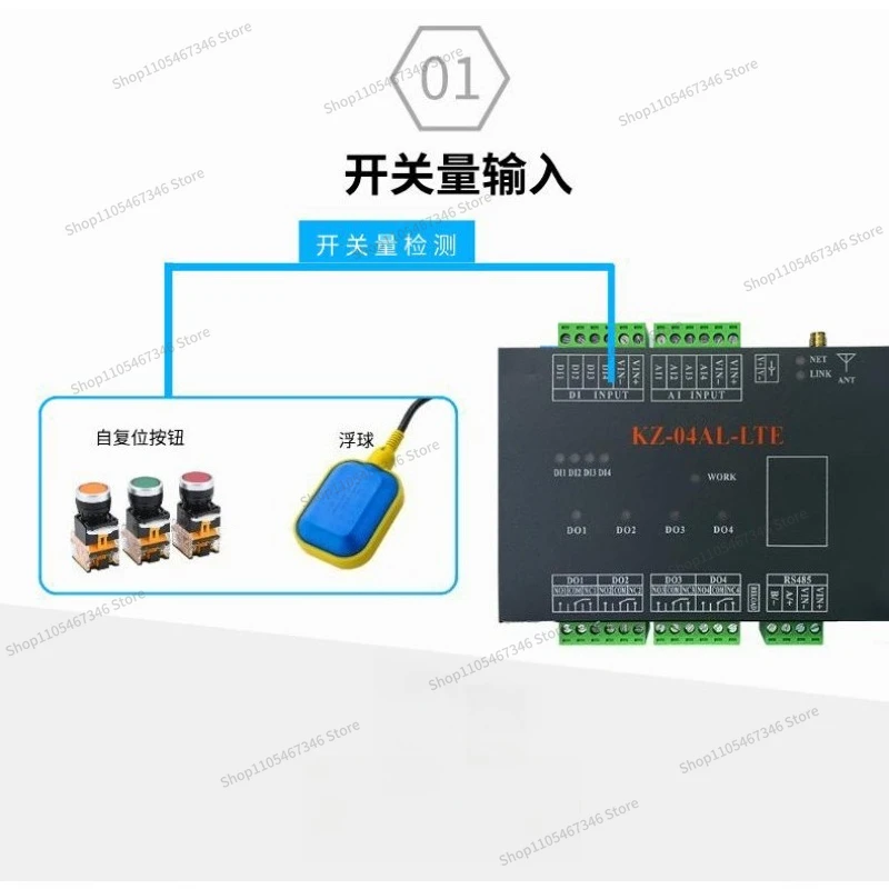 For 2/4/8/16 Network Relay Control Module IO Intelligent Remote Logic Switch Remote Control APP Analog