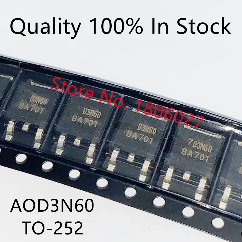 Send free 50pcs   AOD414 /  AOD3N60 / AOD420 /  AOD242 / AOD604  TO-252  MOS tube field effect transistor