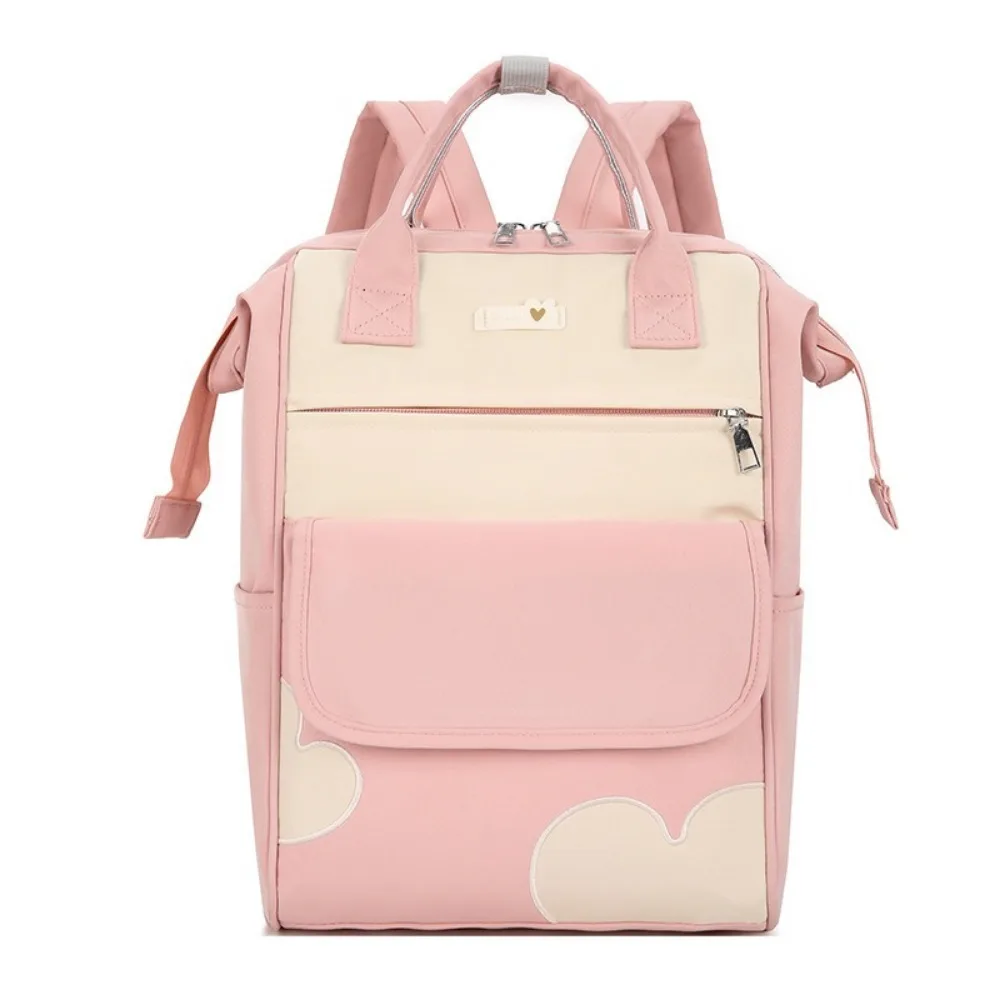 

Large Capacity Women's Backpack Lightweight Multi Pocket Baby Diaper Bag Wear-Resistant Waterproof Students School Bags School