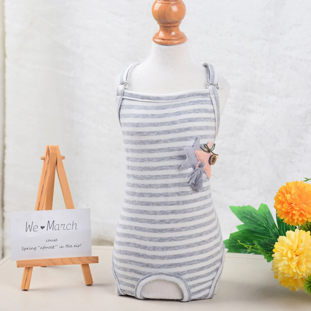 

Dog Diaper Sanitary Pantie Premium Cloth Female Dog Underwear Comfortable Breathable Puppy Pet Pants with Suspender Period