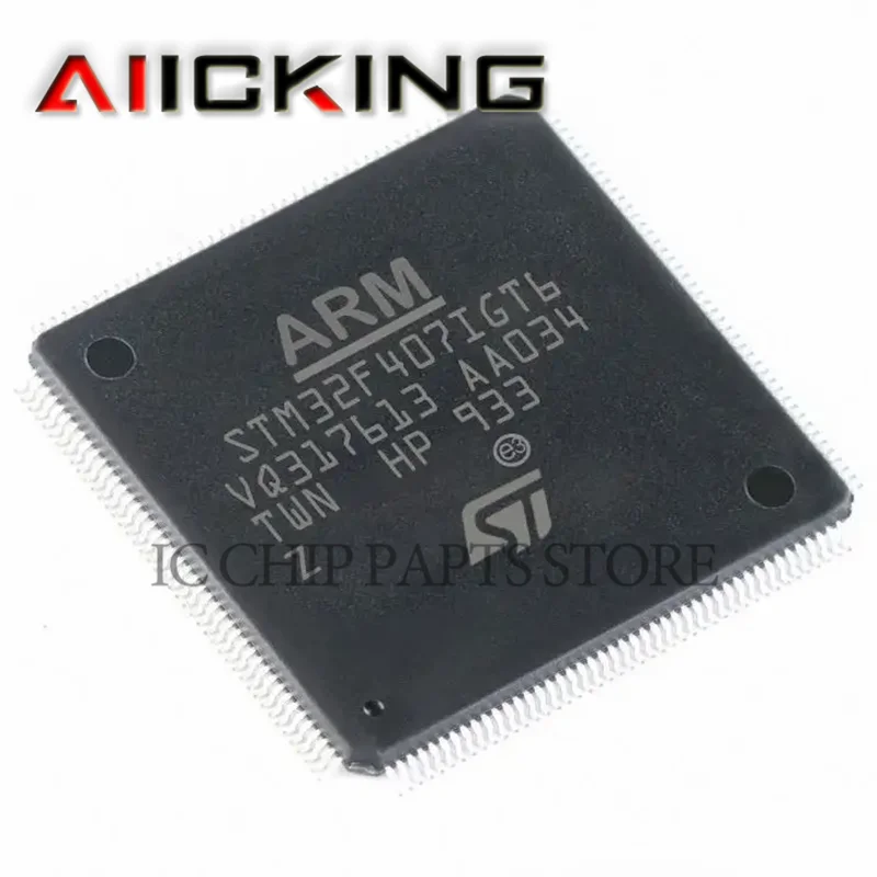 

STM32F407IGT6 1PCS LQFP-176 STM32F407 ARM Cortex-M4 32b MCU+FPU, 210DMIPS IC Chip Original In Stock