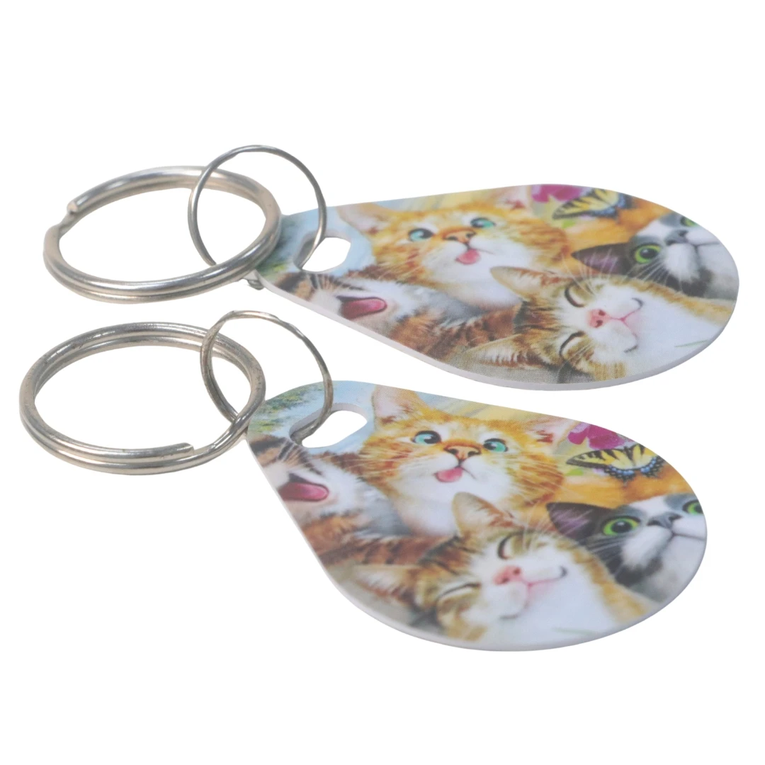 New Arrival RFID IC keyfobs 13.56 MHz Genuine Ultralight EV1 Chip keychains for smart access control system