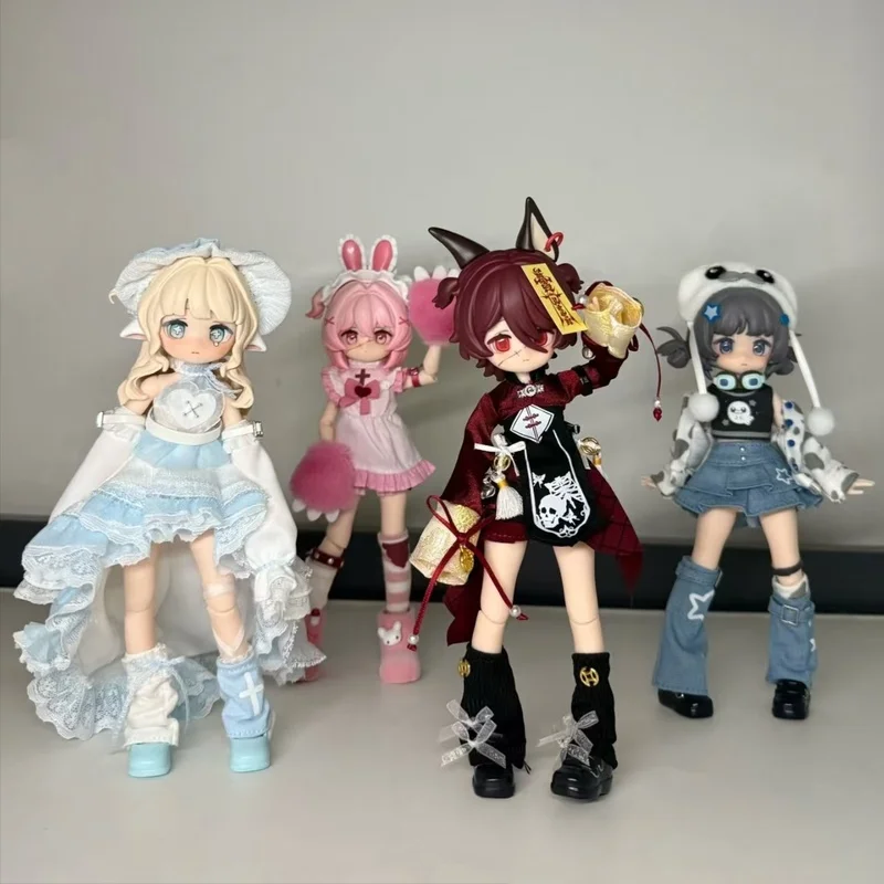 Electronic Cute Pet bjd Blind Box 12-point Free Advocate Genuine Mobile Doll Trendy Play Ornament Ręcznie robiona zabawka Prezent dla dziewczynek