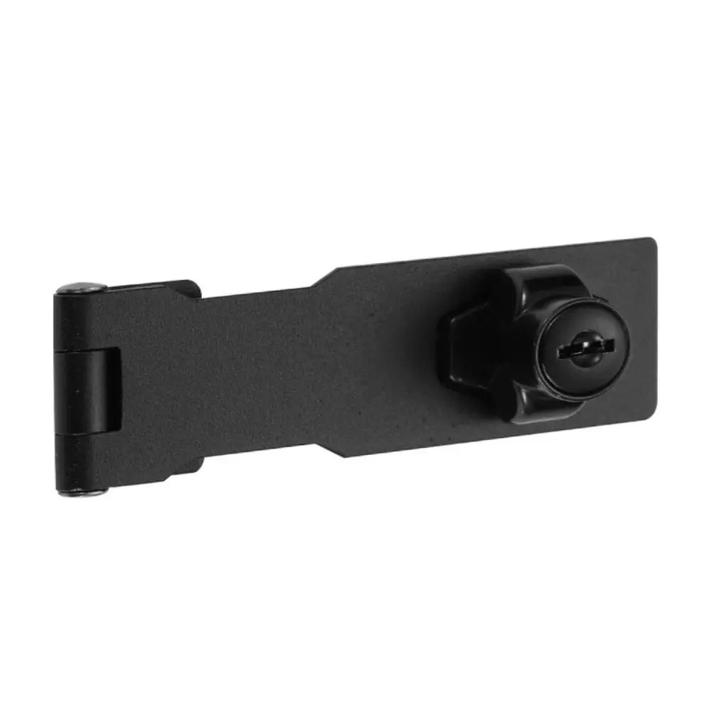 Kunci Furnitur Keamanan Portabel Gesper Pintu Kayu Keamanan Anti Maling Tanpa Pukulan Dipertebal dengan 2 Kunci Perangkat Keras