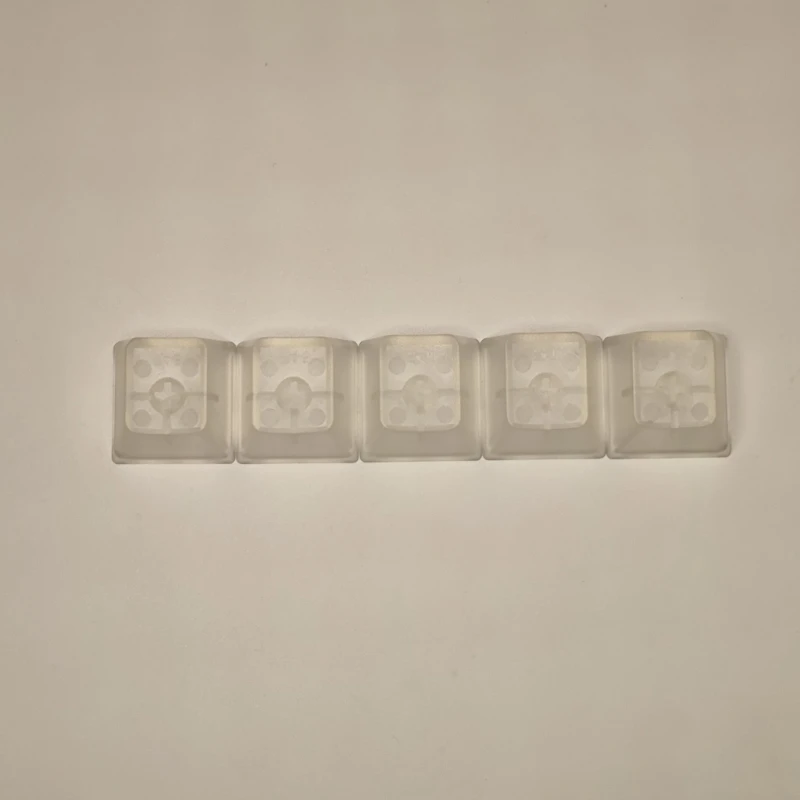 CherryProfile Blank Keycaps ABS Frosted Transparent Translucent Keycap for Mechanical Keyboard Switches 5/10PCS Dropship