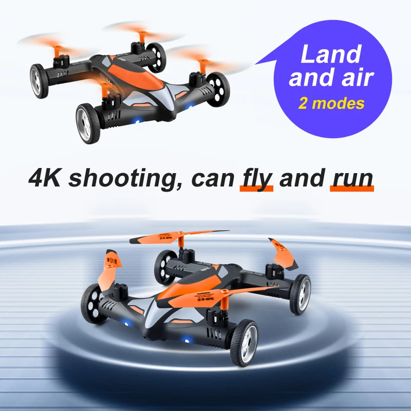 

V11 RC telecontrol HD 4K Camera Remote Control Air-Ground Flying Car Dual Mode WIFI FPV Image Transmission