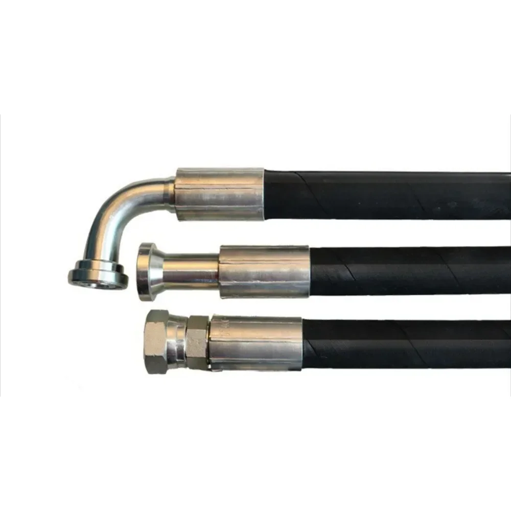 

High pressure oil pipe hydraulic assembly wire braided rubber oil pipe