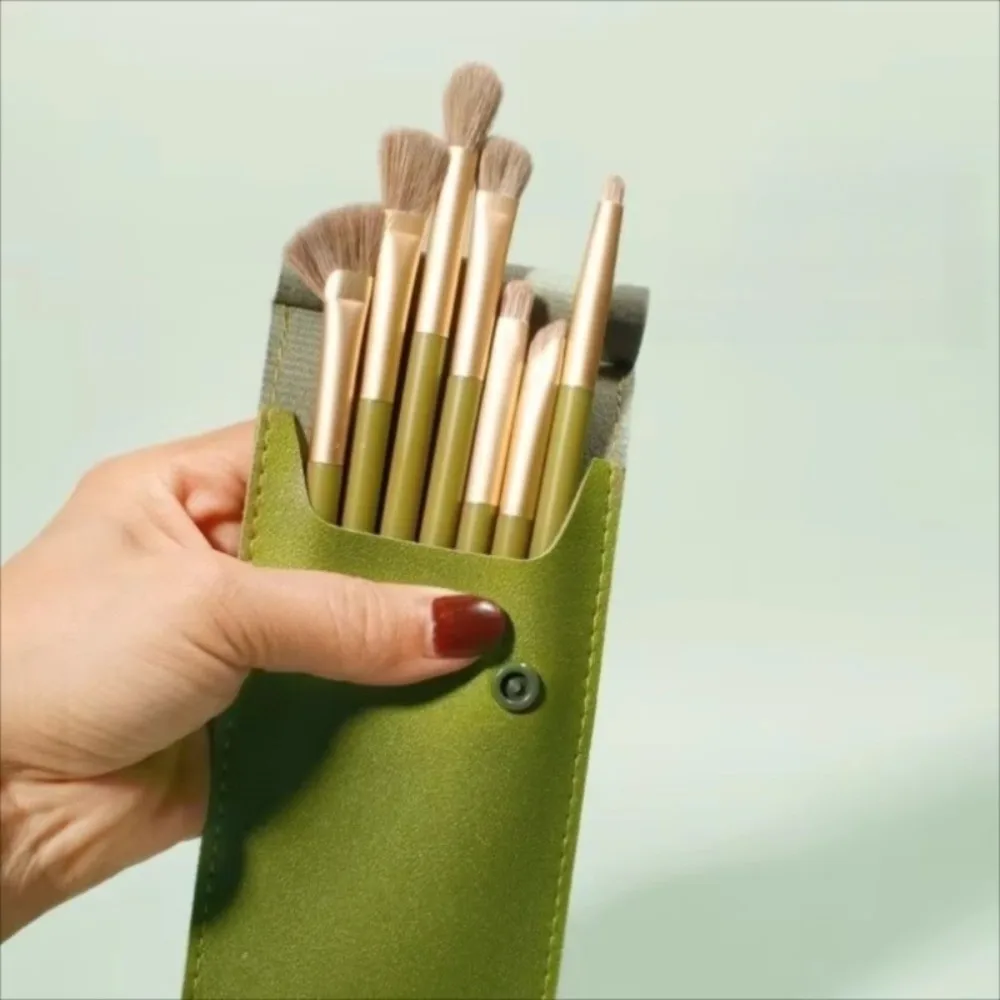 7 pçs conjunto escova macia pincéis de maquiagem dos olhos conjunto sombra escova detalhe escova cosméticos pincéis nariz sombra escova ferramenta de maquiagem feminino