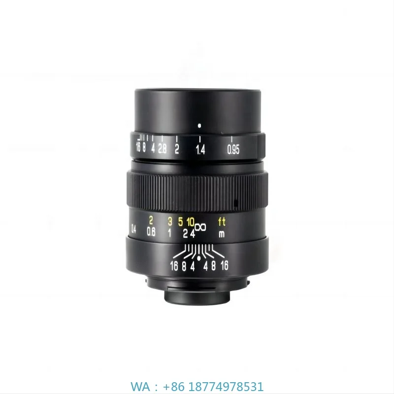 Fixed- Also Can Be Used with  C-mount Industrial sMicro Four Thirds (M43) Lens F/0.95 Aperture 25mm Wide Angle