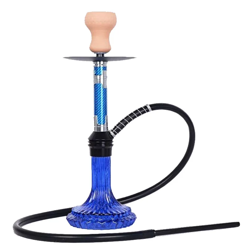 

Нержавеющая сталь, черный, синий, красный, зеленый, желтый, 18,1 дюйма \ 46 см, маленький премиум-класс, одинарный шланг 1, полный набор кальян для курительной трубки, набор кальян