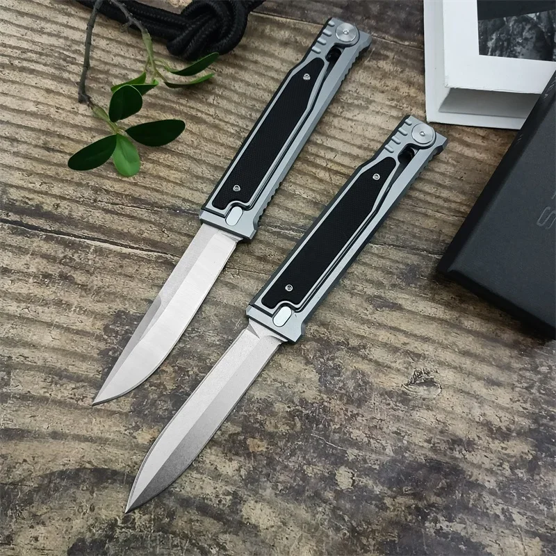 

EXO-M Flipper EDC Folding Pocket Knives D2 Blade T6 Aluminum/G10 Handle Self-defense Hunting Camping Outdoor Tactical Tool Knife