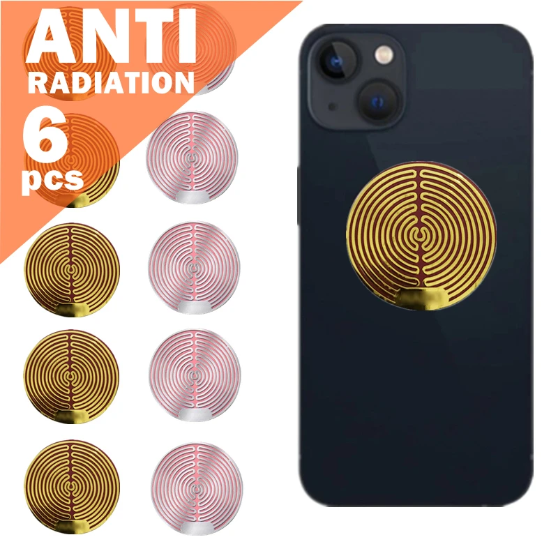 EMF Protection ANTI-Radiation Stickers Cell Phone Shields for Smart Phone Laptops Computer iPad and All Electronic Devices