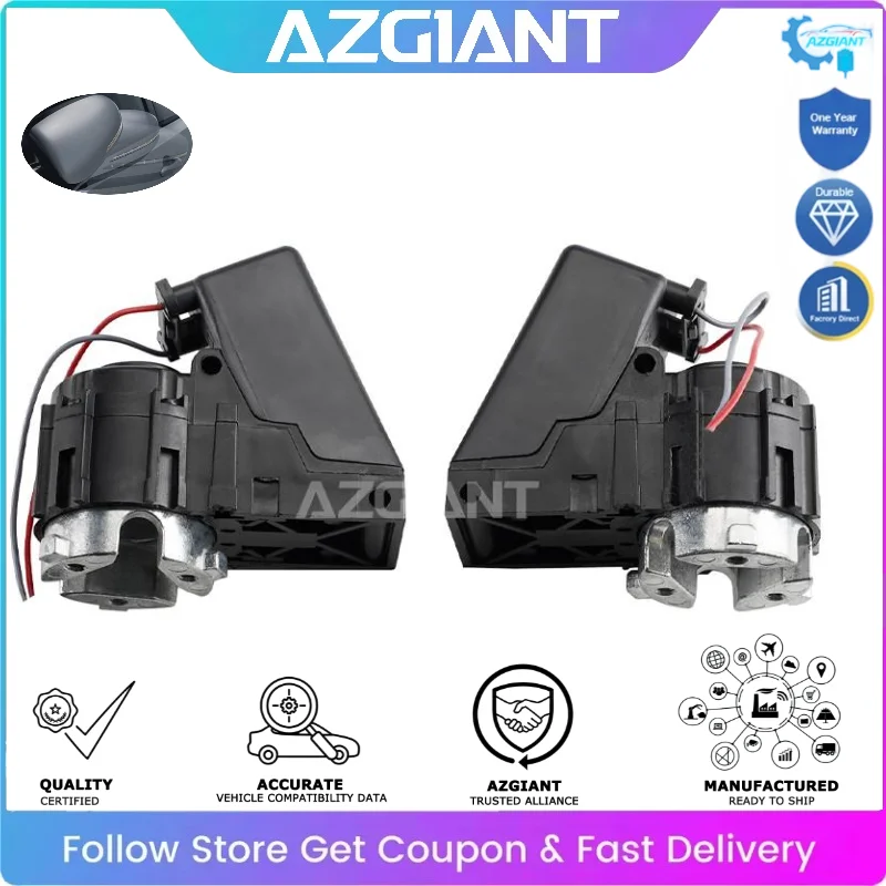 AZGIANT Car L&R Side Mirror Folding Motor for Pontiac Torrent Mitsubishi Evolution X Replacement Power Folding Mirror Repair